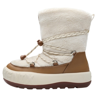 phenix菲尼克斯户外高帮雪地靴女款2025冬季新款保暖加绒厚底棉鞋