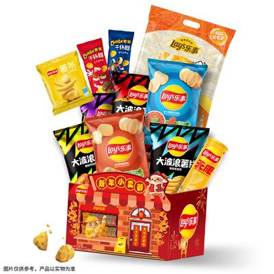 乐事班味粉碎机多口味组合薯片