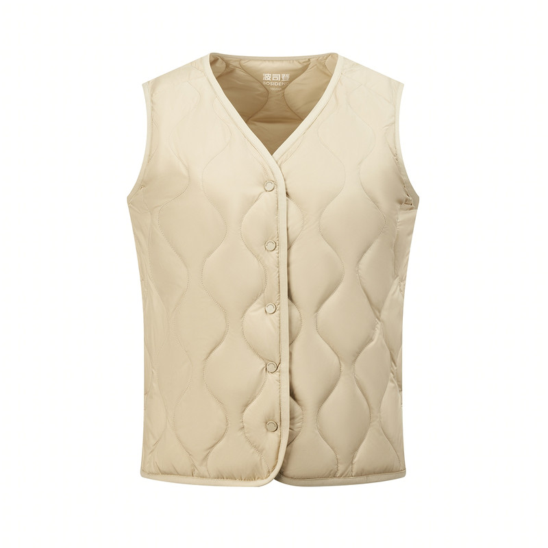 波司登2025新款居家羽绒服女士短款轻薄内胆V领百搭羽绒保暖马甲