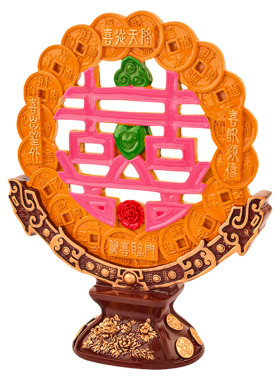 李居明马年吉祥物喜从天降摆件