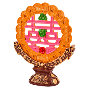 原装正品李居明2026马年吉祥物喜从天降摆件喜出望外客厅摆设