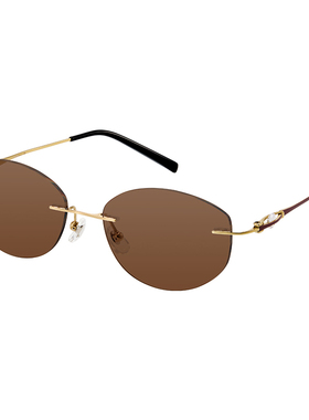 赵今麦同款超轻无框变色近视墨镜