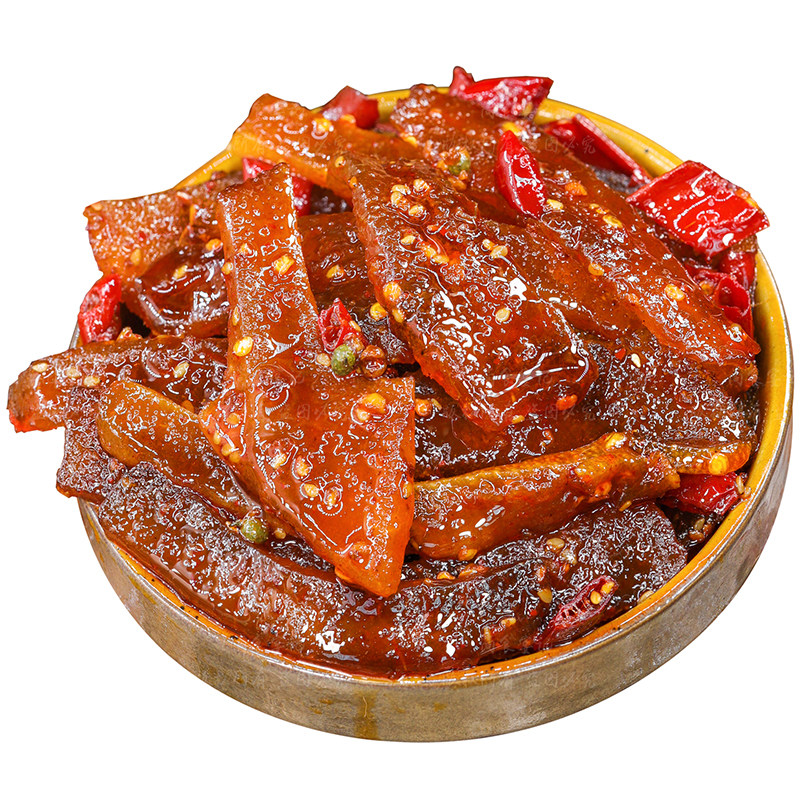 麻椒牛皮软弹嚼劲足麻辣香浓解馋