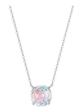 卡蒂罗幻彩玫瑰切项链女S925银轻奢小众设计锁骨链生日礼物送闺蜜