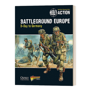 英文原版 桌面战争兵棋 欧洲战场 Bolt Action Battleground Europe 英文版 进口英语原版书籍