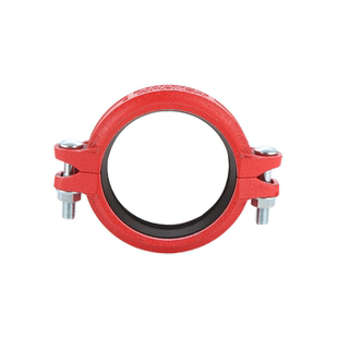 消防管道卡箍 沟槽钢卡 DN100水管抱箍 消防管道配件沟槽三通弯头