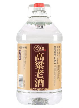 四川泸州5L约10斤大桶装纯粮42度