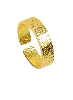 越南沙金指环复古宫廷风纹里开口戒指情侣款简约设计感首饰品戒指