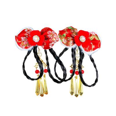 女童宝宝过年中国风汉服流苏发饰