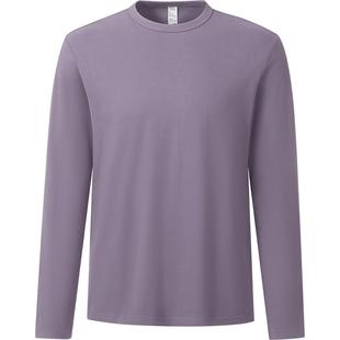 本来BENLAI男士抗菌磨毛T恤衫2025秋季新款全棉长袖上衣BRM450008