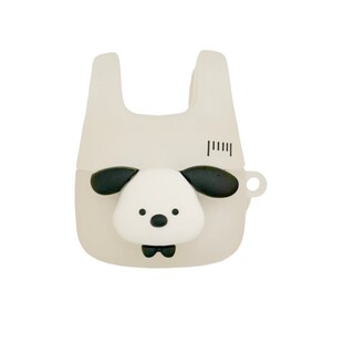 创意个性帕恰狗袋子耳机保护壳airpodspro3适用于苹果airpods4果冻白耳机硅胶软壳ipods3蓝牙壳airpodspro2代