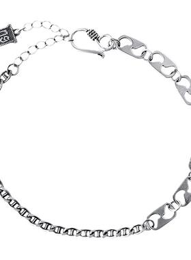 女性925银原创手链手工制作