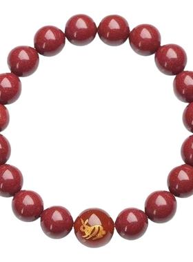 朱砂手链玛瑙十二生肖男女转运珠