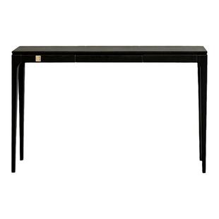 愫木工房条案现代简约骏马黑北欧玄关供桌条几实木供台新中式条桌