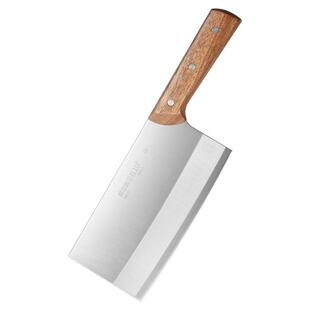 爱立德家用菜刀厨房刀具不锈钢切菜切肉刀砍切两用厨师刀加长刀具