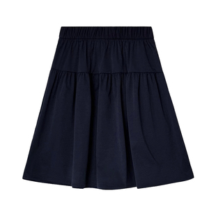千朔半身裙女早春新款高腰设计感薄款小个子日系学院风a字短裙子