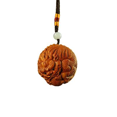 黄杨木时来运转网红天然手把件