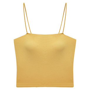 美背小吊带背心女抹胸内搭白色网红爆款潮外穿带胸垫打底上衣夏季