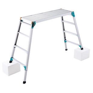 日本长谷川铝合金伸缩马凳折叠升降梯子家用便携工程梯超宽DRSW