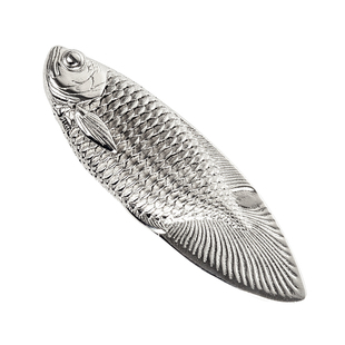 吾蟲原创不锈钢鱼尾刀未开刃年年有鱼把玩收藏个性礼品游刃有余