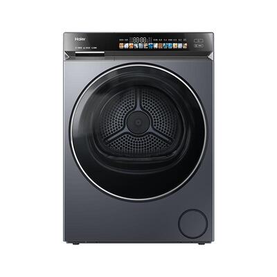 海尔小红花家用大容量超薄嵌入静音双擎热泵烘干机全自动376XS