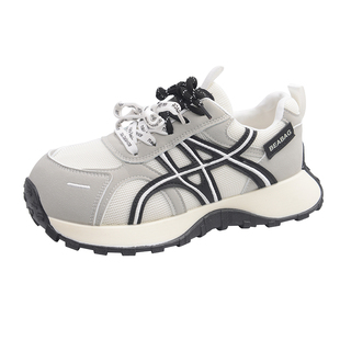 厚底老爹鞋女增高显脚小2026超火新款爆款春季德训运动休闲阿甘鞋