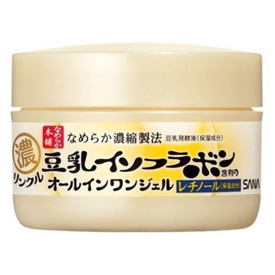 现货日本sana豆乳升级版高保湿去细纹紧致修护抗皱修护面霜100g