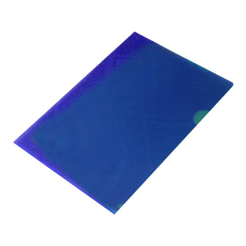 L型文件夹单片夹二页文件套透明资料单页夹A3 A4A5画纸图纸袋加厚