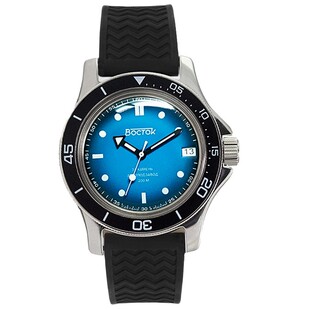 两栖蛙人自动机械防震军表深度防水男夜光橡胶表带俄罗斯VOSTOK