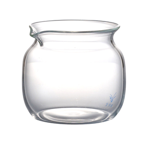 自慢堂无染茶盅玻璃无耳公道杯耐热玻璃茶海公杯泡茶分茶器具