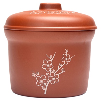 紫砂烤梨罐隔水炖盅带盖炖燕窝蒸蛋盅补品炖罐沙县小吃瓦汤盅商用