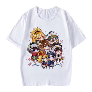 新凹凸世界动漫T恤雷狮凯莉安迷修二次元周边男女衣服儿童短袖潮t