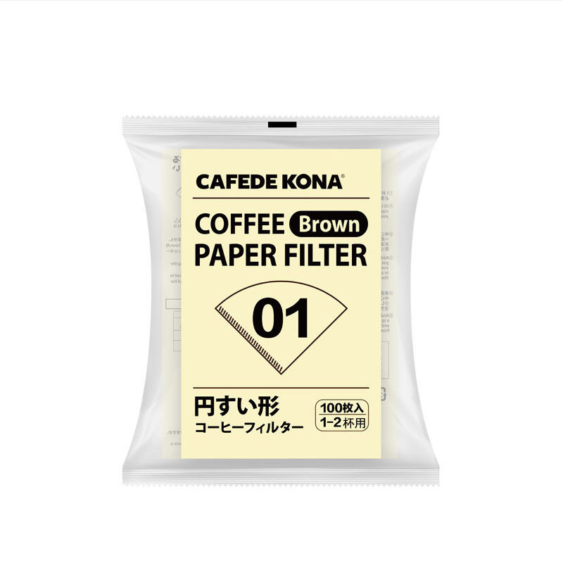 CAFEDE KONA 咖啡过滤纸 美式咖啡机滤纸 手冲滤杯纸 V型/扇形