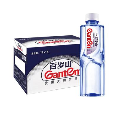 百岁山饮用矿泉水1L×15瓶