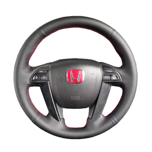 08-10-13款本田八代雅阁方向盘套09-14款奥德赛把套手缝专用全包