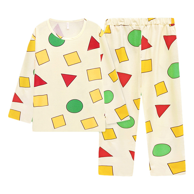 蜡笔小新同款睡衣春秋纯棉情侣装