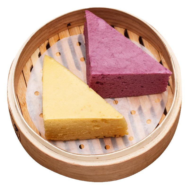 广式茶楼糕点南瓜紫米燕麦黑米马拉糕三角糕早餐速食商用半成品