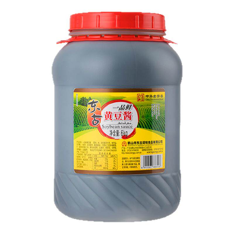 东古一品鲜黄豆酱6Kg大桶正品