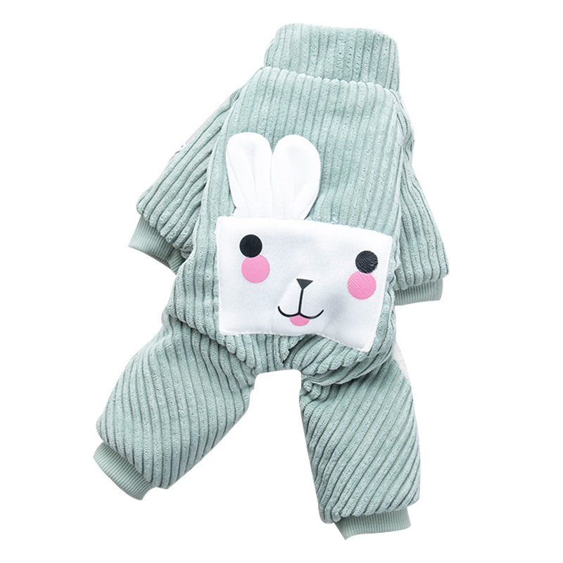 狗狗衣服秋冬装加绒加厚四脚棉服