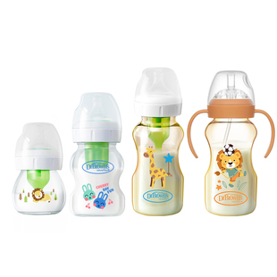 布朗博士成长系列奶瓶新生婴儿大宝宝防胀气玻璃PPSU混搭材质套组