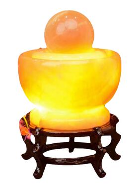 云石可转动高端圆形水轮玉石