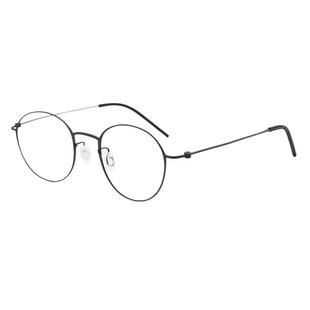 MOKCHEON超轻5克纯钛复古椭圆框眼镜近视可配度数凯米男款5504