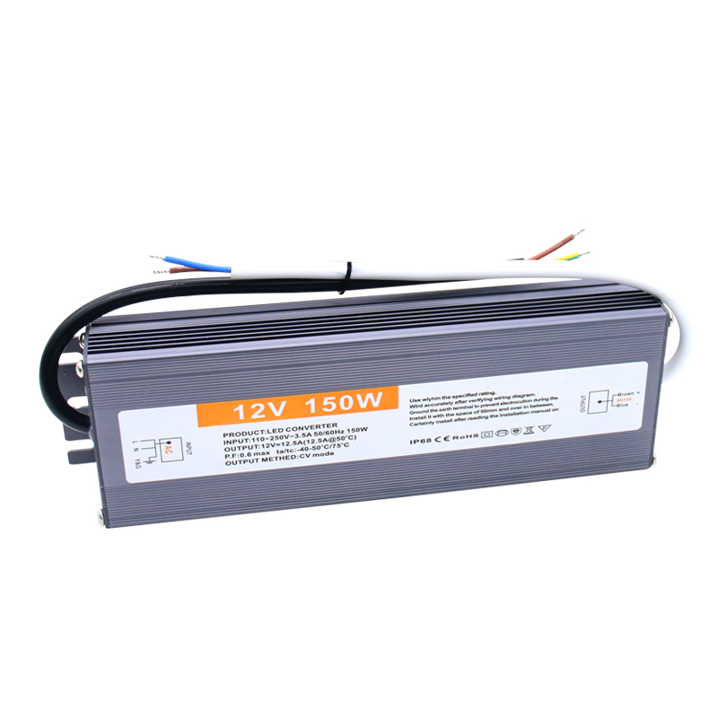 LED超薄防水电源变压器220V转DC12V24V30W60W80W100W200W350W400W