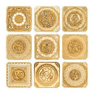 敦煌研究院 团龙藻井纪念币收藏礼盒 博物馆文创礼物生日礼物男生