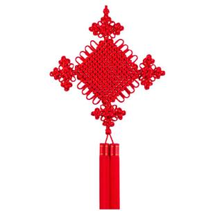 中国结玄关挂件中式简约乔迁客厅礼品背景墙装修双线如意平安特大