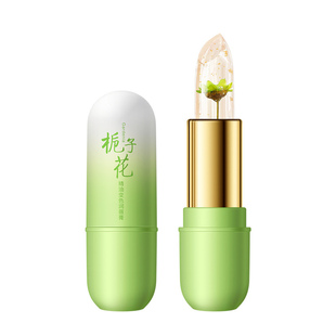 栀子花精油润唇膏晶透变色花瓣自然水润嘟嘟秋冬护理呵护滋润双唇