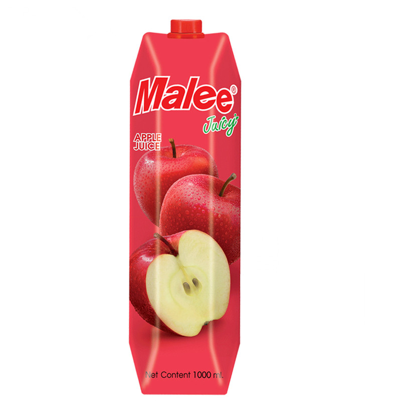 泰国玛丽malee苹果汁1000ml浓缩果汁饮料整箱进口酒席商超