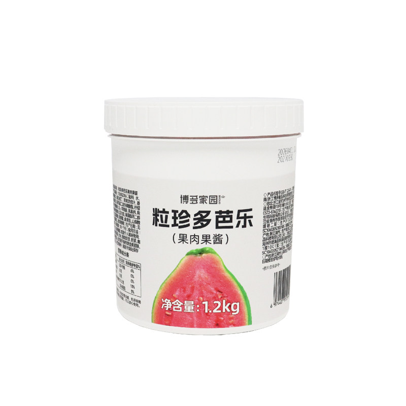 博多家园芭乐酱红番石榴果酱奶茶店专用红心芭乐番石榴水果茶果酱