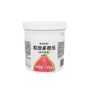博多家园芭乐酱红番石榴果酱奶茶店专用红心芭乐番石榴水果茶果酱