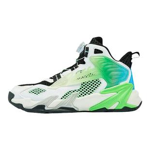 乔丹儿童篮球鞋网孔透气冬季运动鞋旋钮扣耐磨减震男童鞋缓震球鞋